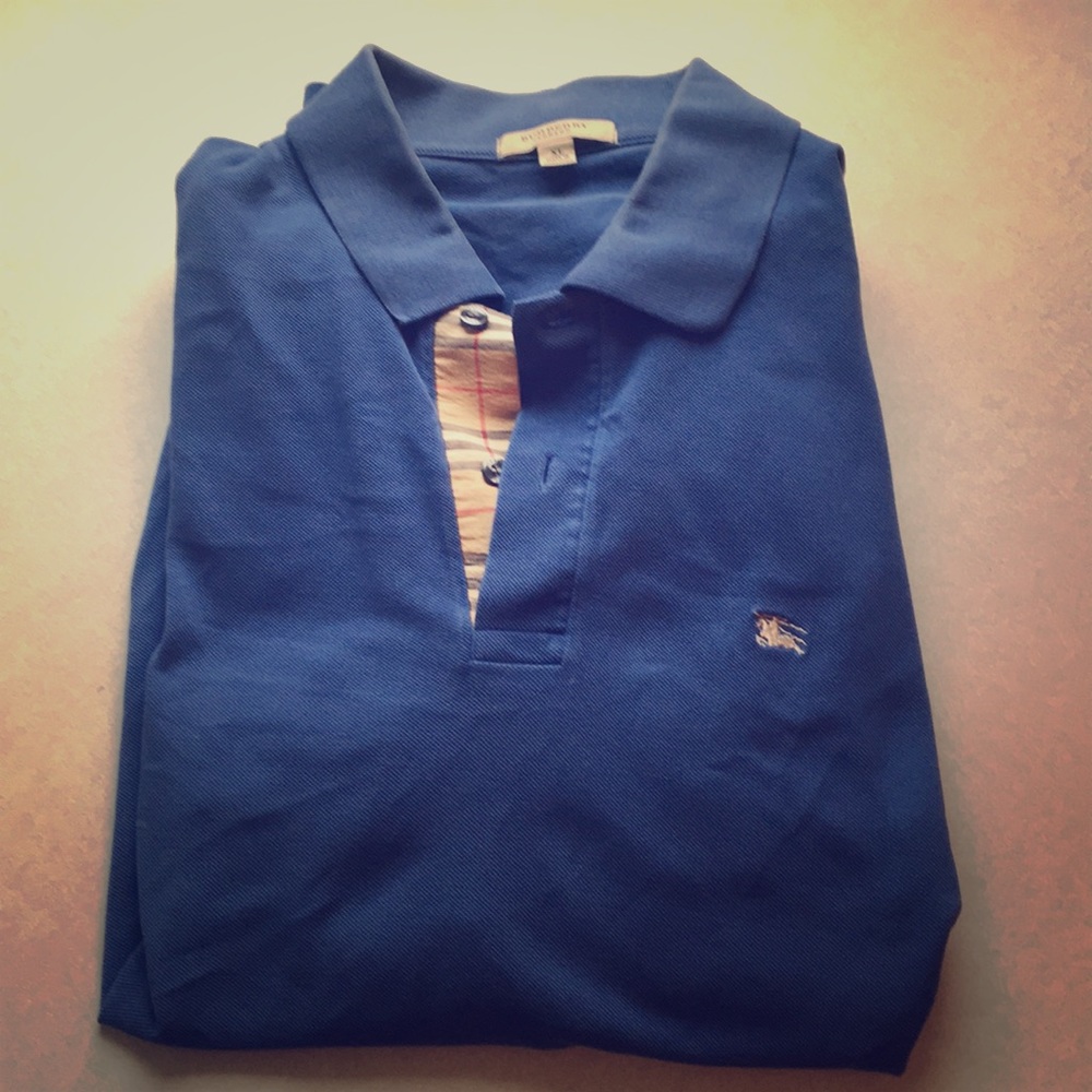 Burberry Polo - Blue XL